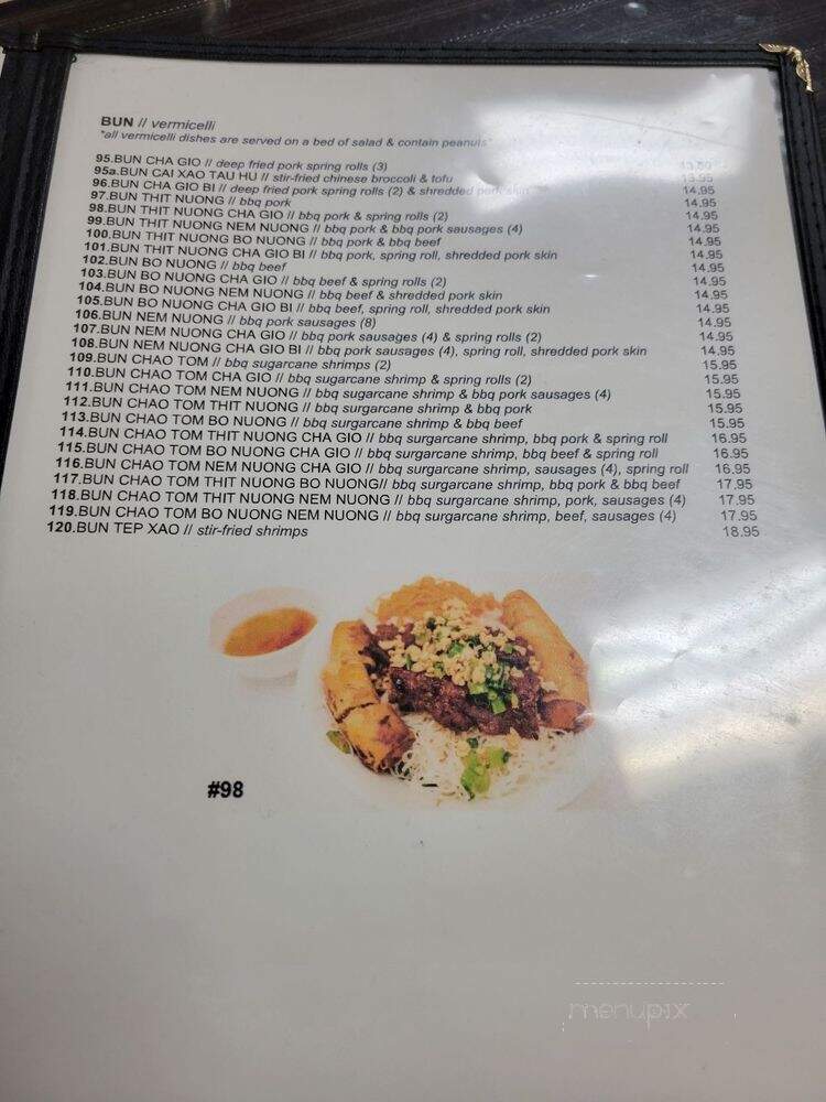 Mi Mi Restaurant - Toronto, ON menu_pic