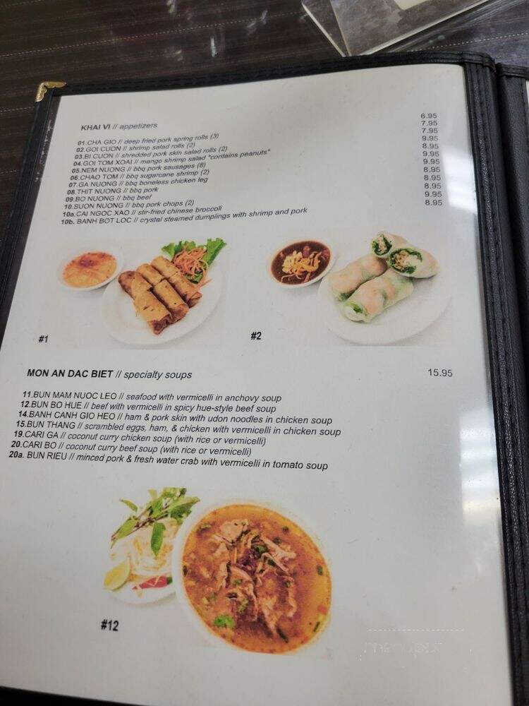 Mi Mi Restaurant - Toronto, ON menu_pic