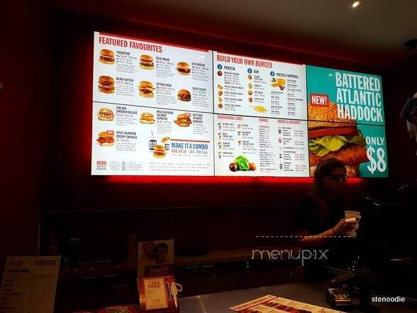 Hero Certified Burgers - Toronto, ON menu_pic