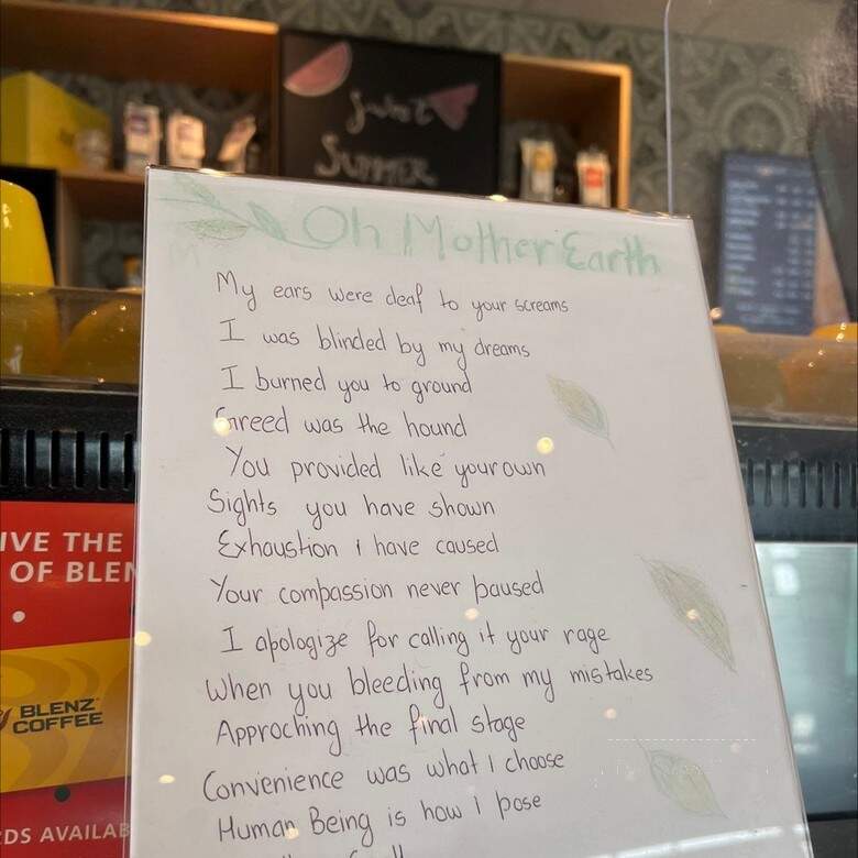 Blenz Coffee - Surrey, BC menu_pic