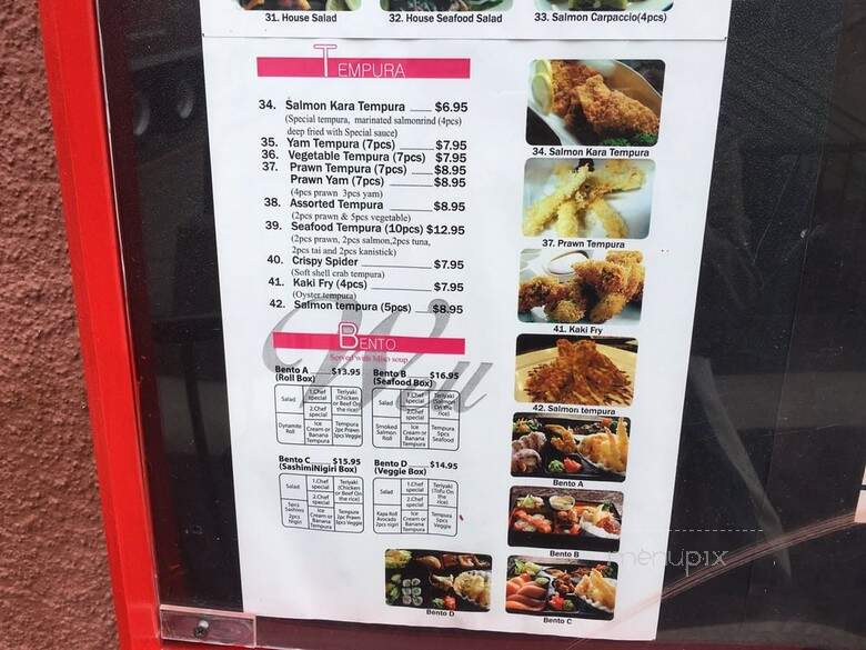 Okonomi Sushi - New Westminster, BC menu_pic