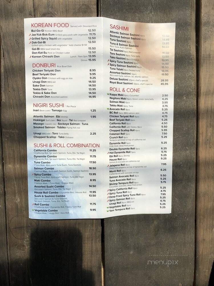 Nikko Japanese - Abbotsford, BC menu_pic