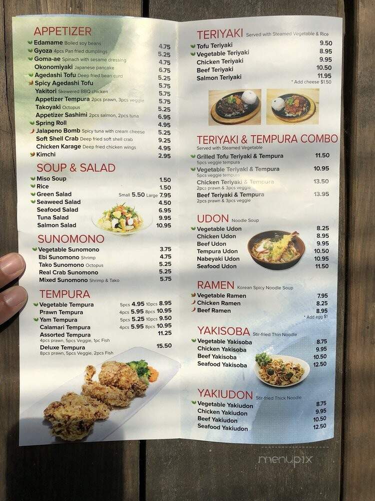 Nikko Japanese - Abbotsford, BC menu_pic