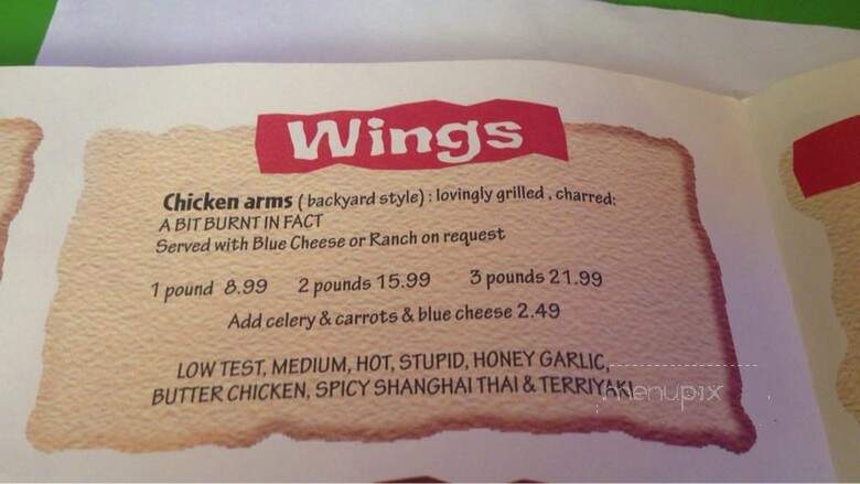 McForley's Bar & Grill - Toronto, ON menu_pic