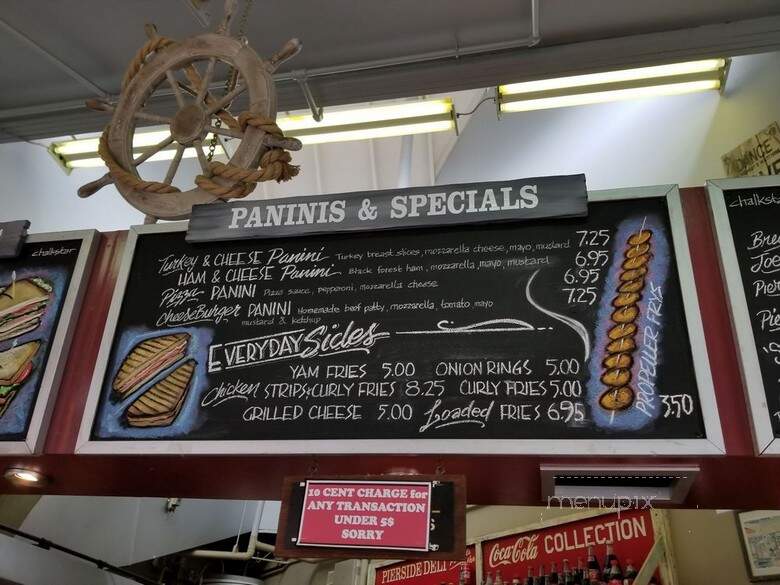 Pierside Deli - Richmond, BC menu_pic