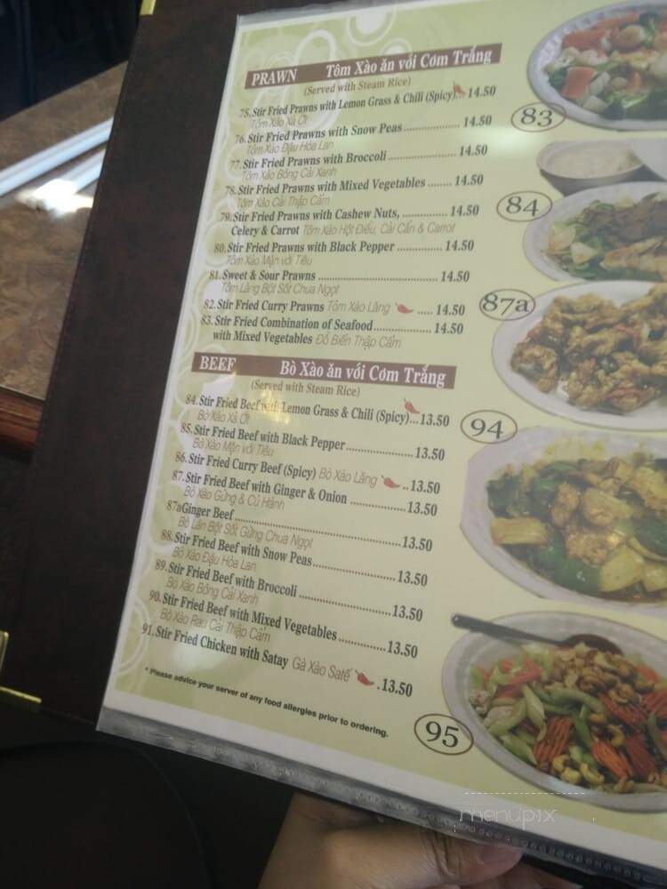 Saigon Y2K Vietnamese Restaurant - Calgary, AB menu_pic