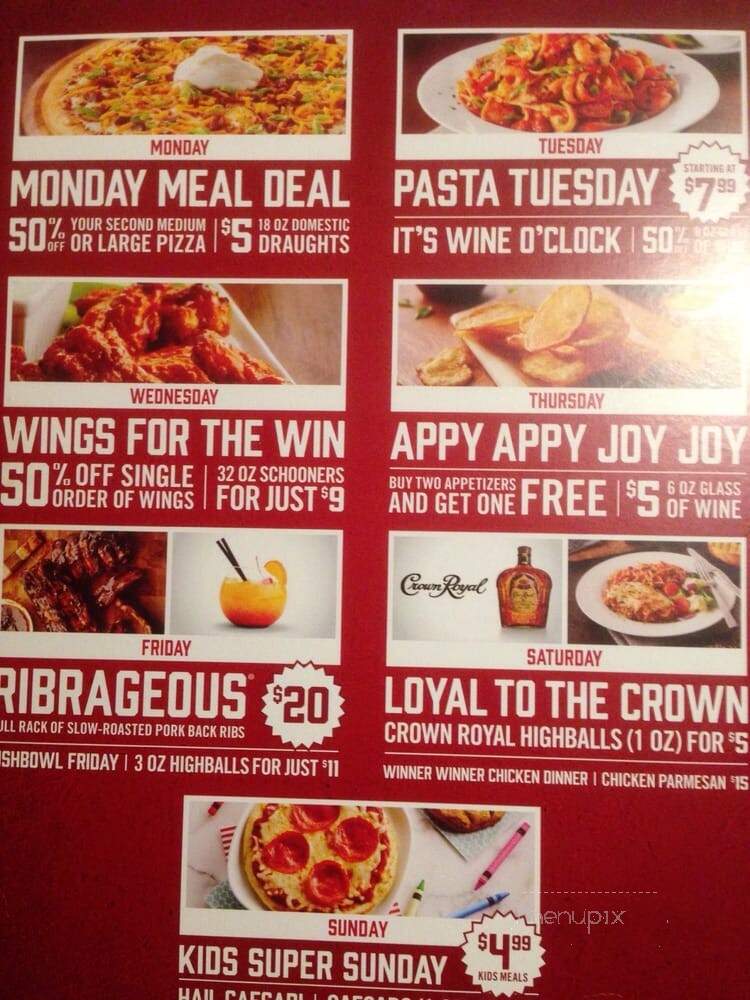 Boston Pizza - Strathcona County, AB menu_pic