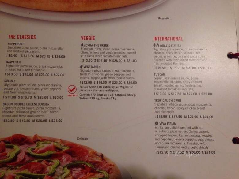 Boston Pizza - Strathcona County, AB menu_pic