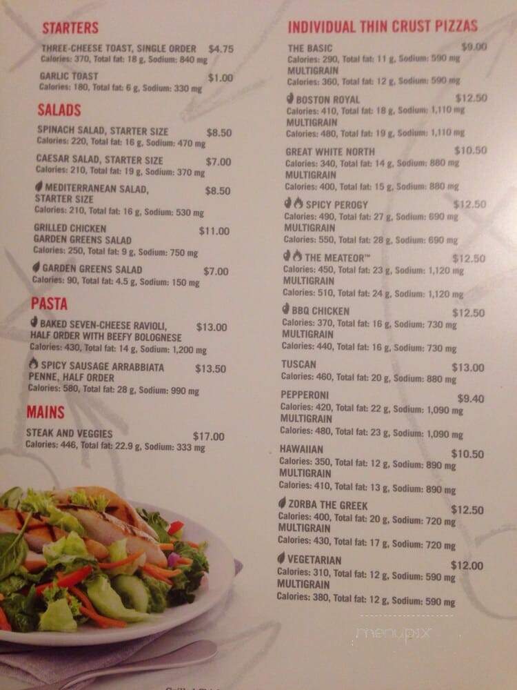 Boston Pizza - Strathcona County, AB menu_pic