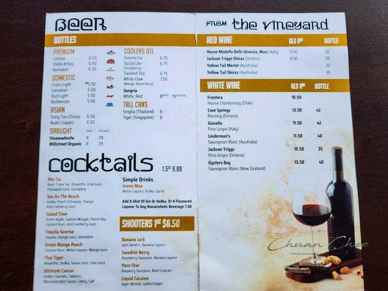 The Friendly Thai - Toronto, ON menu_pic