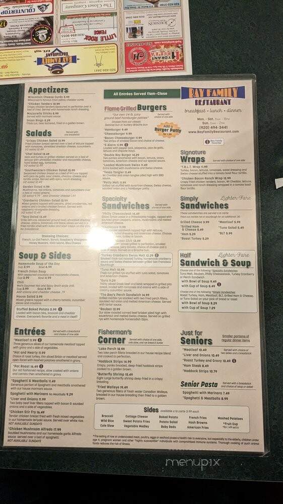 Peter D's Family Restaurant - Saskatoon, SK menu_pic