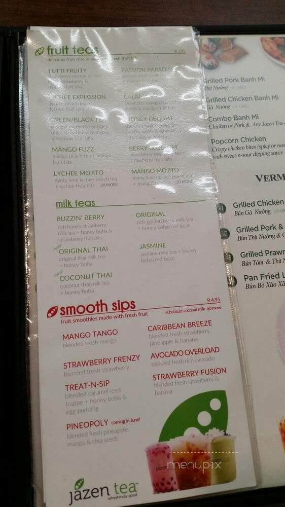 Pho Hoa Restaurant - Vancouver, BC menu_pic