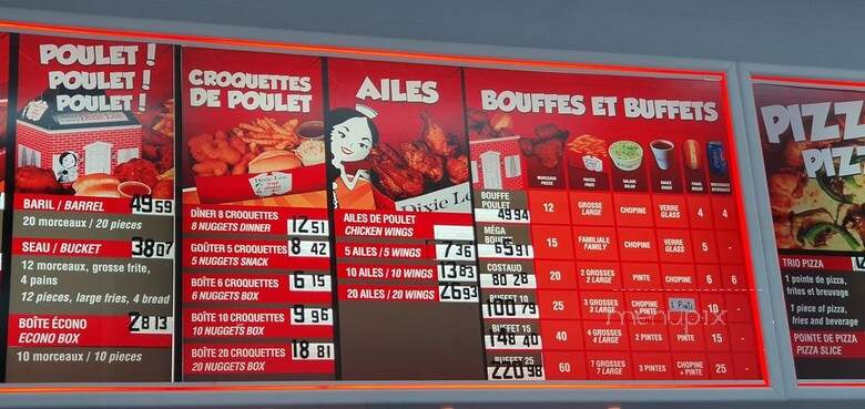Dixie Lee Chicken - Gaspe, QC menu_pic