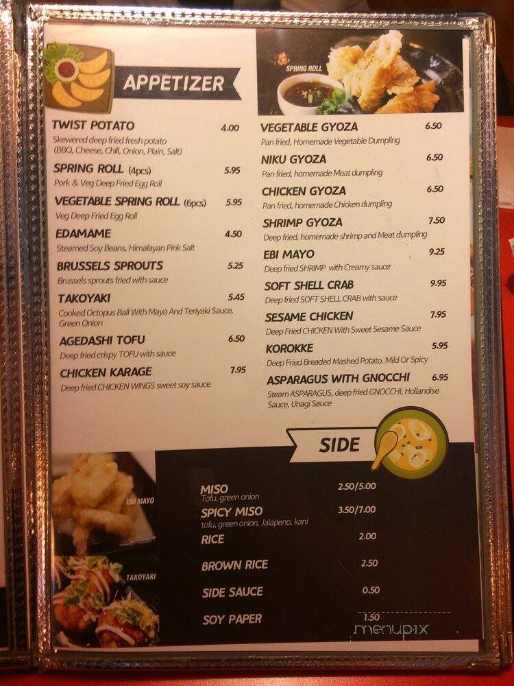 Momo Sushi - Westbank, BC menu_pic