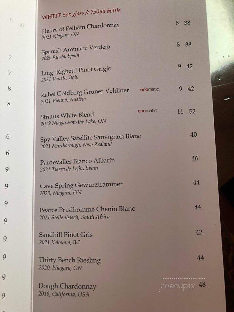 The Chefs' House - Toronto, ON menu_pic