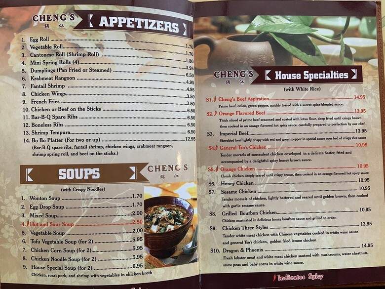 Cheng's Chinese Restaurant - Ashern, MB menu_pic
