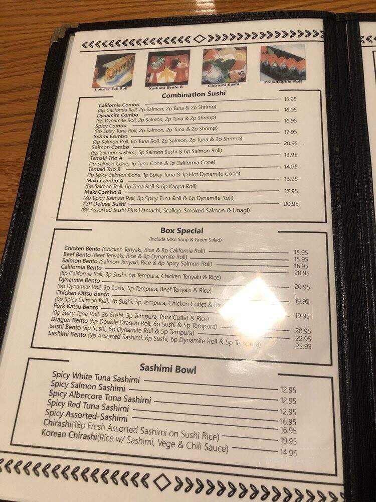 Yulhae Japanese Restaurant - Mississauga, ON menu_pic