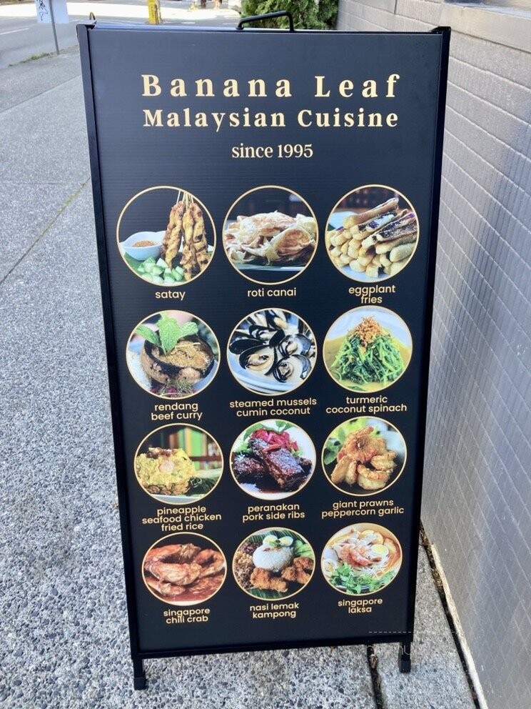 Banana Leaf On Broadway - Vancouver, BC menu_pic