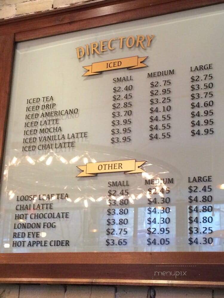 Dark City Coffee Company - Toronto, ON menu_pic