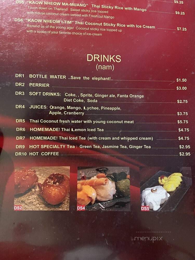 Chang Nois Thai Cuisine - Saint Catharines, ON menu_pic
