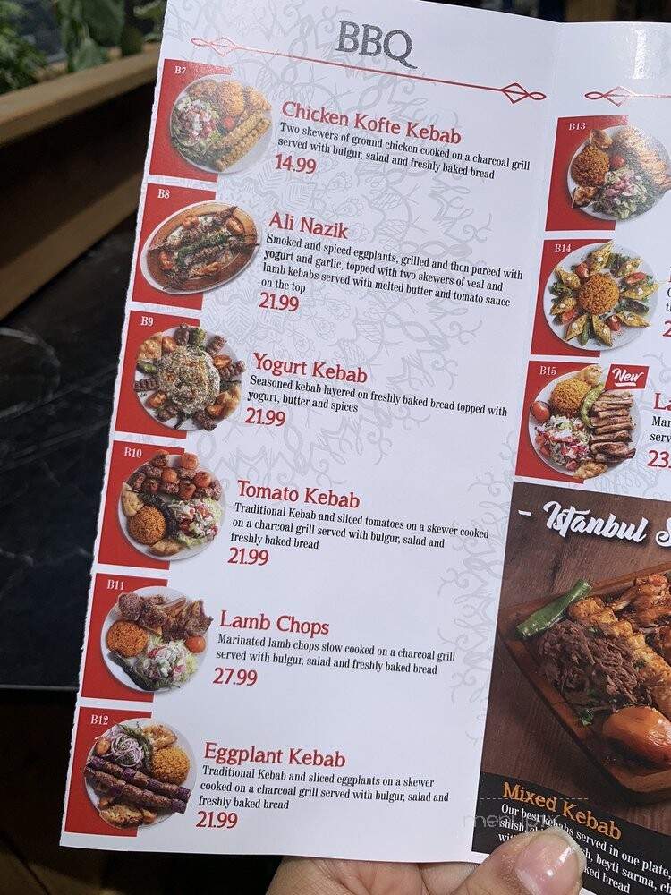Istanbul Kebab House - Toronto, ON menu_pic
