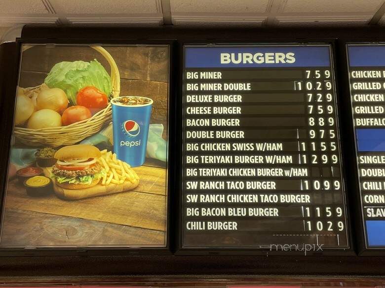 McGinty's Drive-In Restaurant - Mount Forest, ON menu_pic