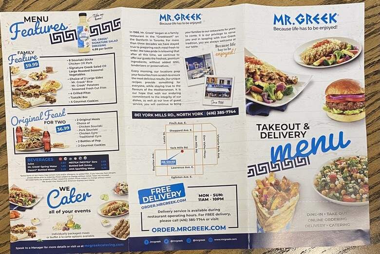 Mr. Greek Mediterranean Grill - Toronto, ON