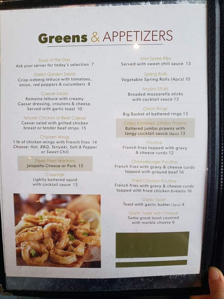 Lake Louise Village Grill & Bar - Lake Louise, AB menu_pic