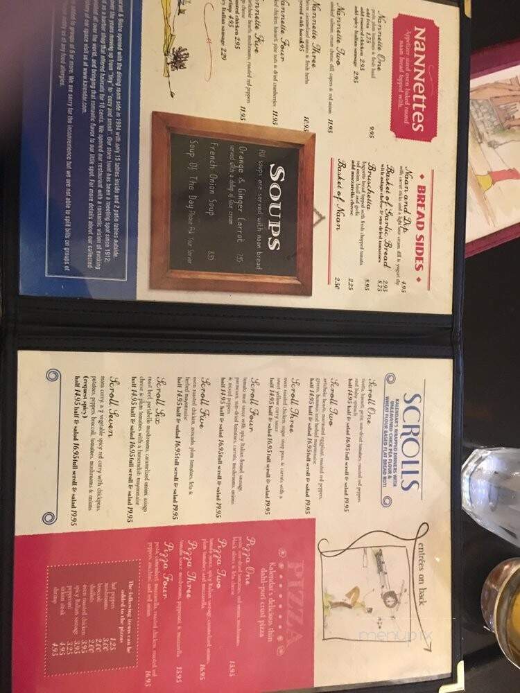 Kalendar Resturant & Bistro - Toronto, ON menu_pic