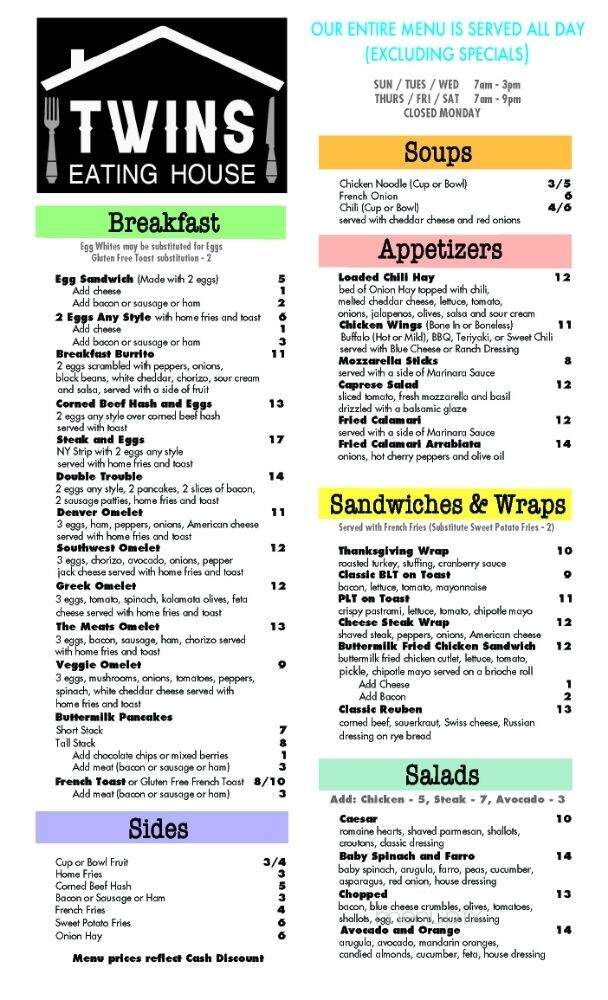 Mo's Diner - Cornwall, ON menu_pic