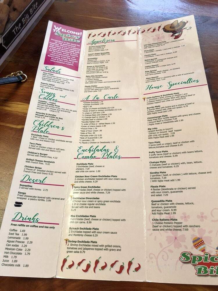 Spicy Bites Takeout and Catering - Scarborough, ON menu_pic