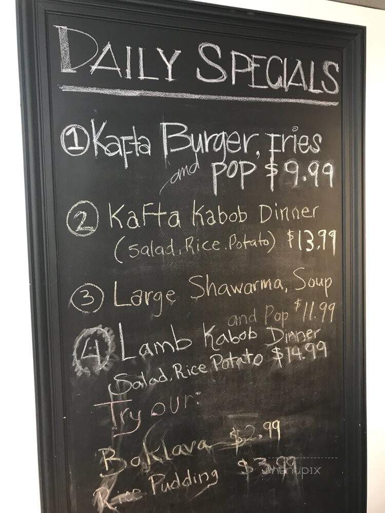 Rifcas - Richmond Hill, ON menu_pic