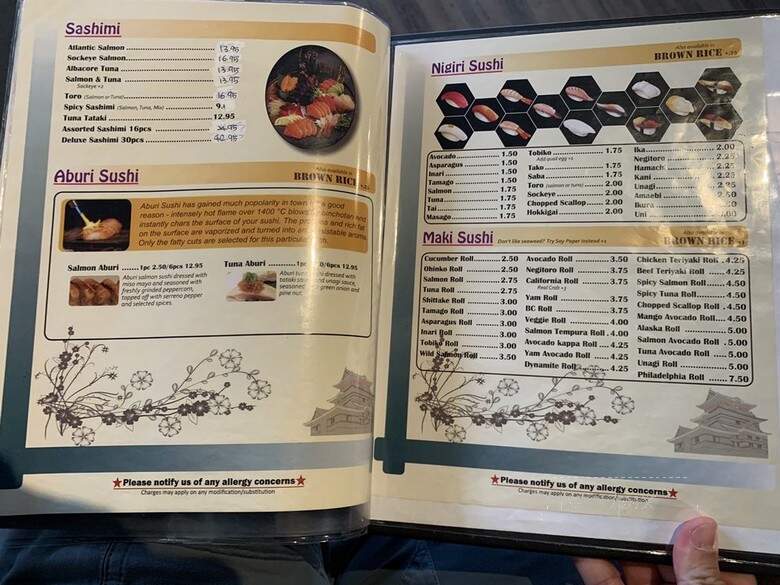 Katsu Sushi Japanese Restaurant - North Vancouver, BC menu_pic