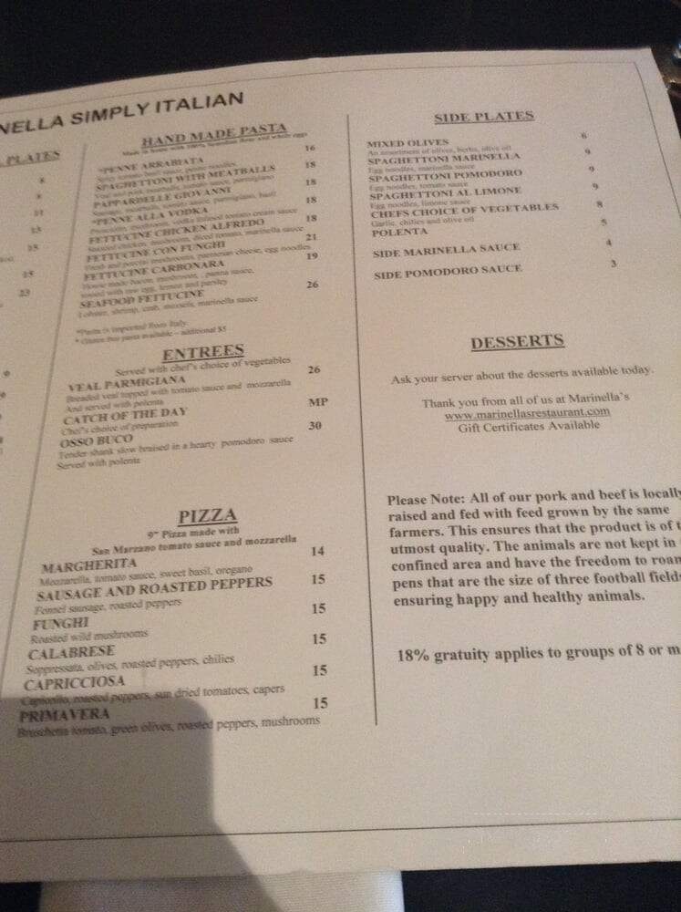 Marinela-Wedge Pizza & Pasta Bar - Toronto, ON