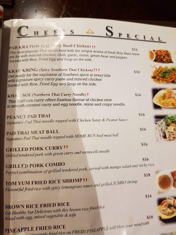 Thai House Cuisine - Toronto, ON menu_pic