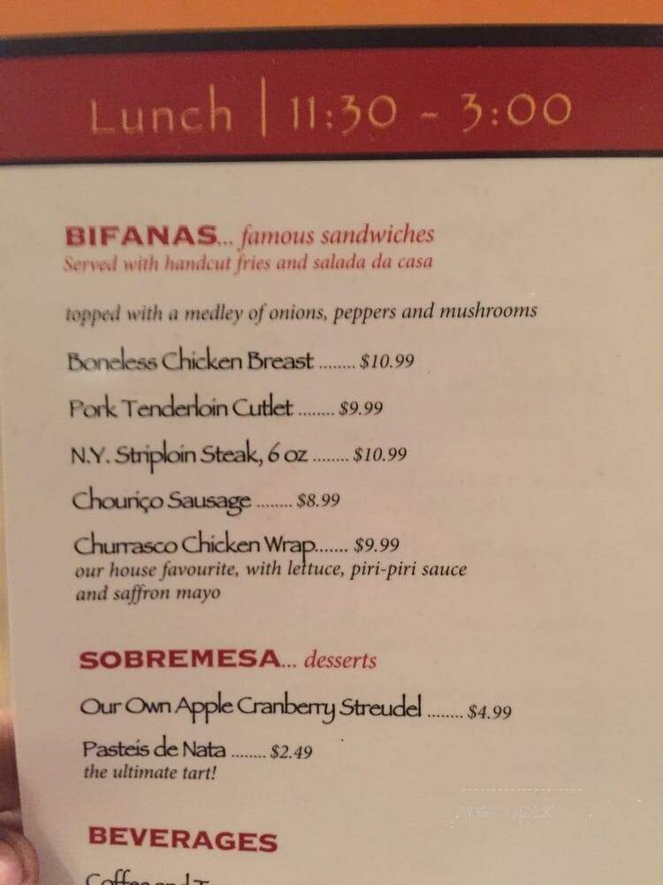 Churrasco Villa Toronto's Original - Toronto, ON menu_pic