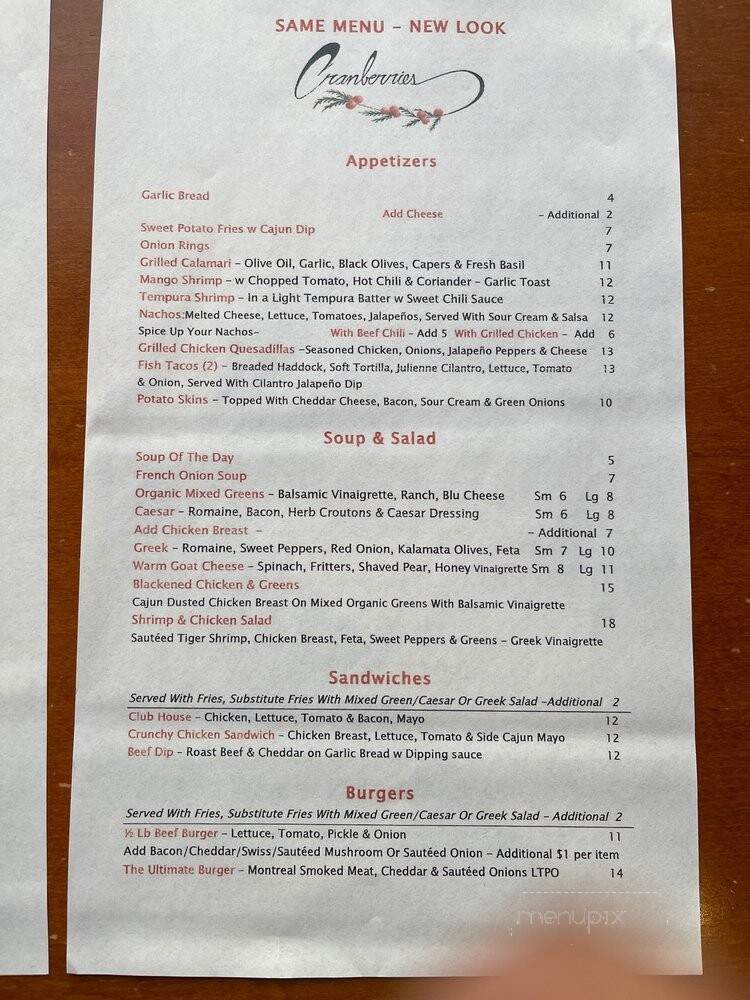 Cranberries Bar & Grill - Toronto, ON