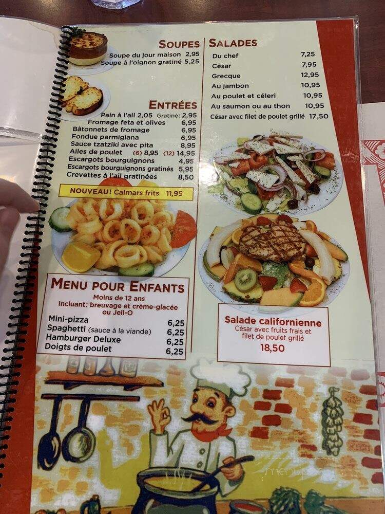 Longueuil Pizza Restaurant - Longueuil, QC menu_pic
