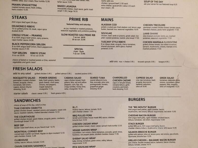 Venus Place - New Westminster, BC menu_pic