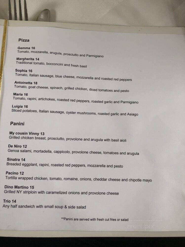 Caffino - Toronto, ON menu_pic