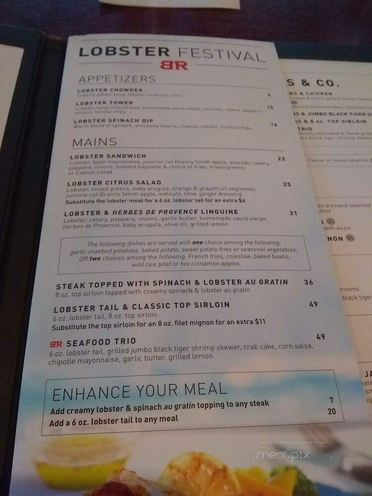 Baton Rouge Restaurant - Ottawa, ON menu_pic