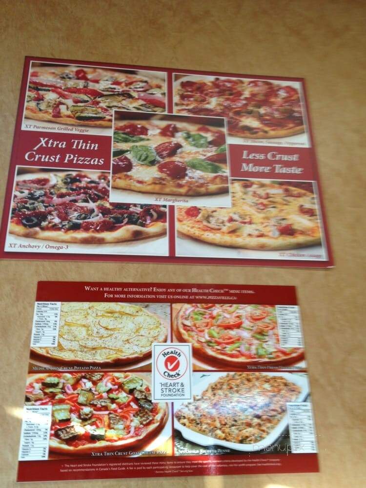 Pizzaville - Toronto, ON menu_pic