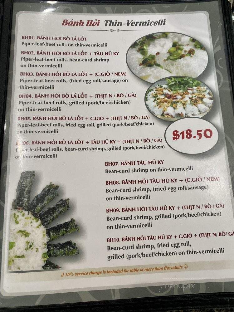 Com Tam Dao Vien - Mississauga, ON menu_pic