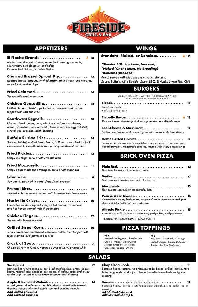 O'Barrs Fireside Grill - Kamloops, BC menu_pic