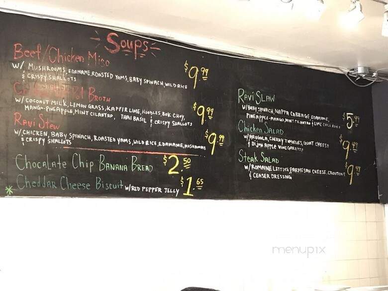 RaviSoups - Toronto, ON menu_pic