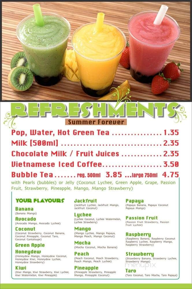Thai Tai - Calgary, AB menu_pic