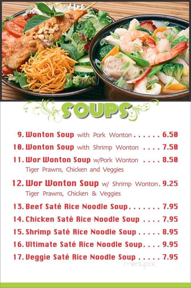 Thai Tai - Calgary, AB menu_pic