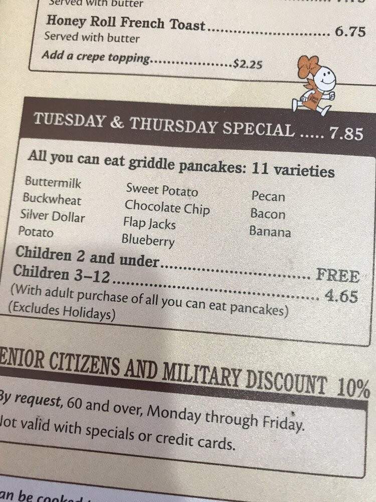 The Pantry Restaurant - Langley Twp, BC menu_pic