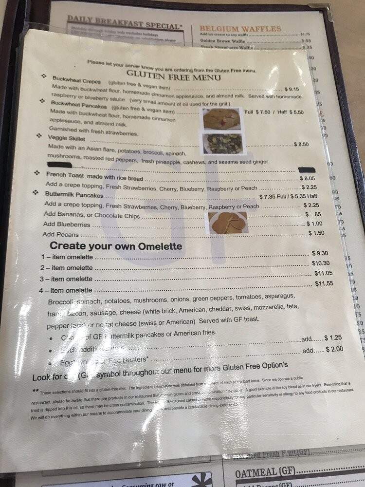The Pantry Restaurant - Langley Twp, BC menu_pic