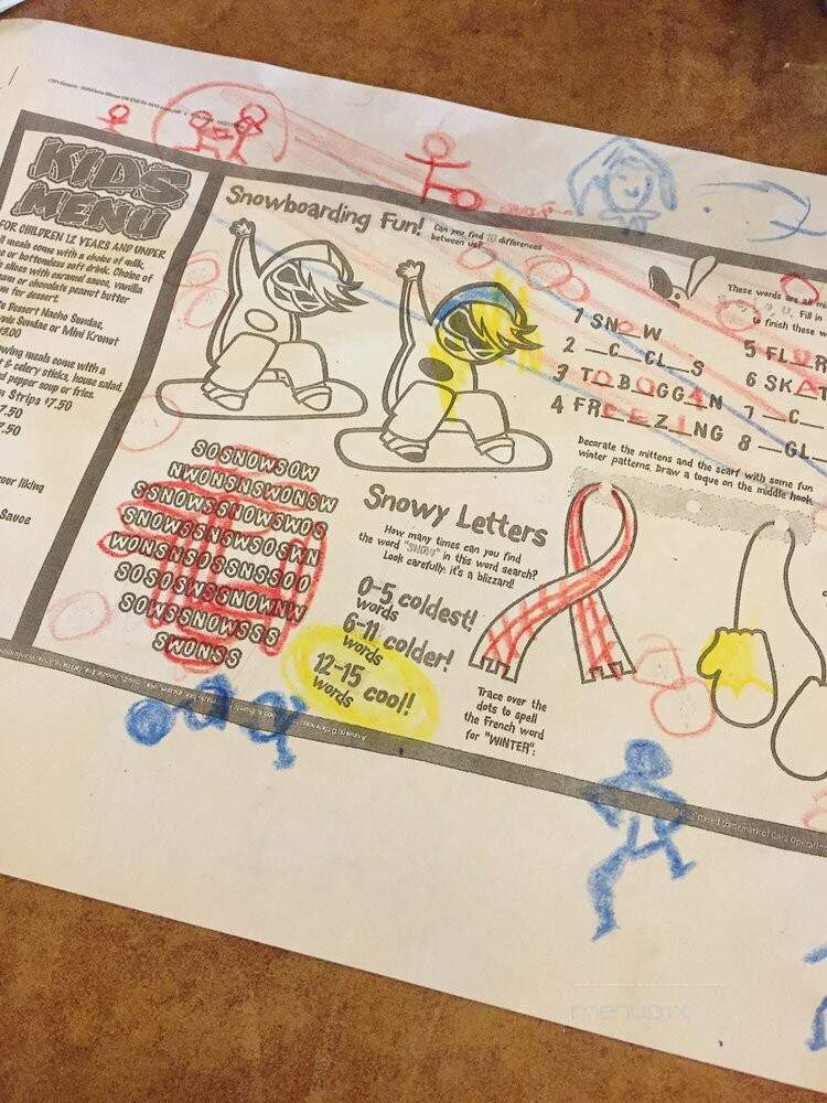 Casey's Bar & Grill - Kitchener, ON menu_pic